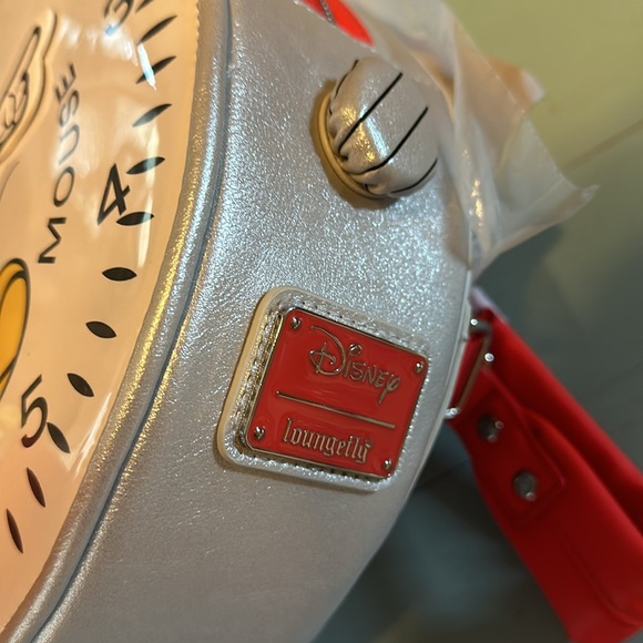NWT Disney Loungefly Mickey clock/watch bag and wallet - Picture 3 of 12
